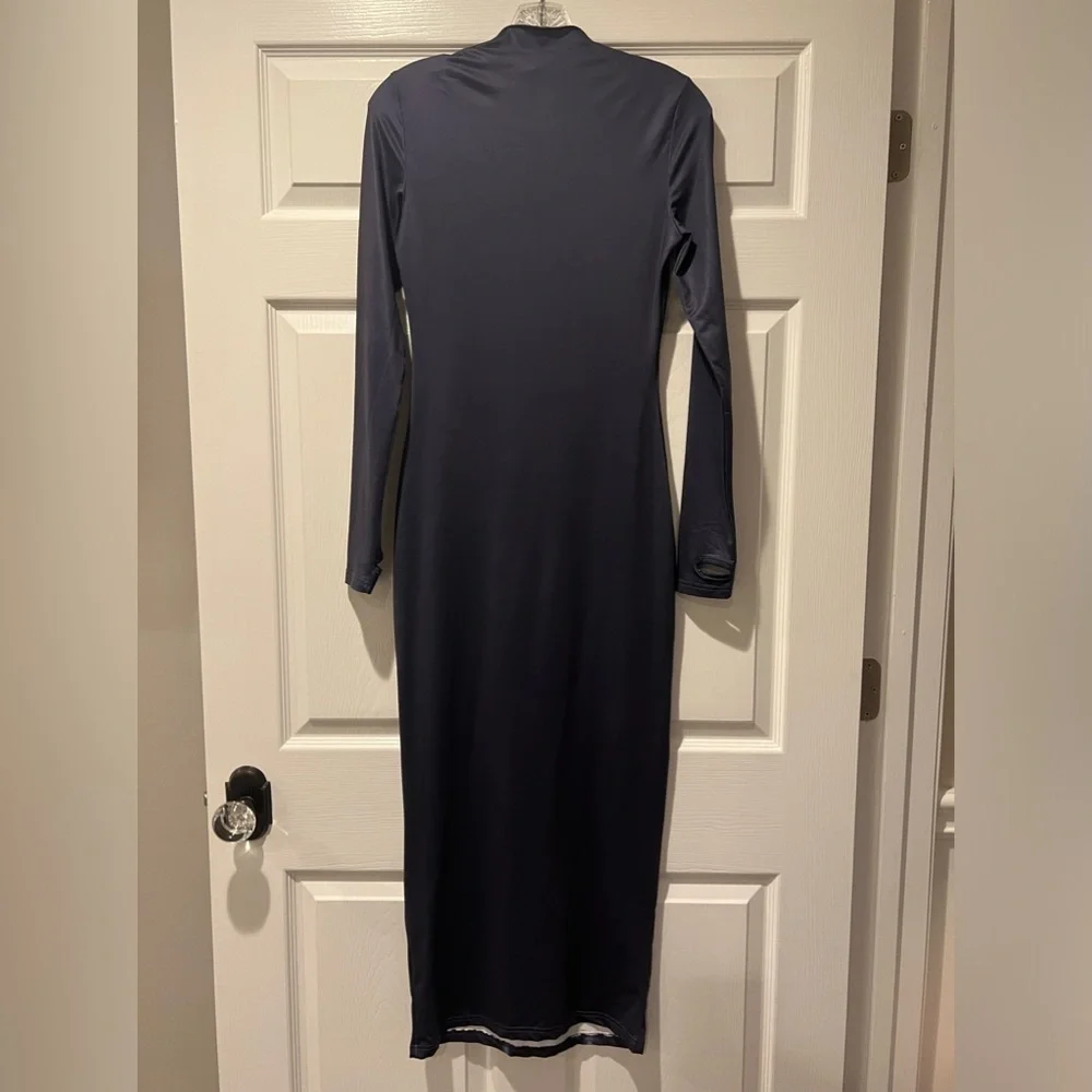 SHEIN LONG BODYCON DRESS SIZE XS - Picture 3 of 4